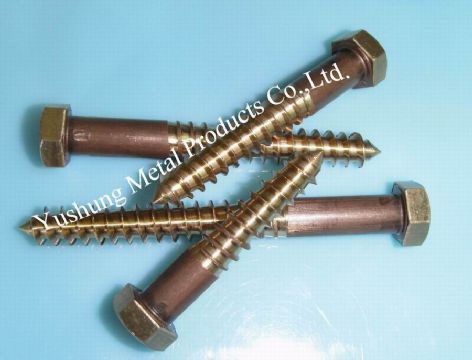 Silicon Bronze Lag Bolt Fastener Nut Washer